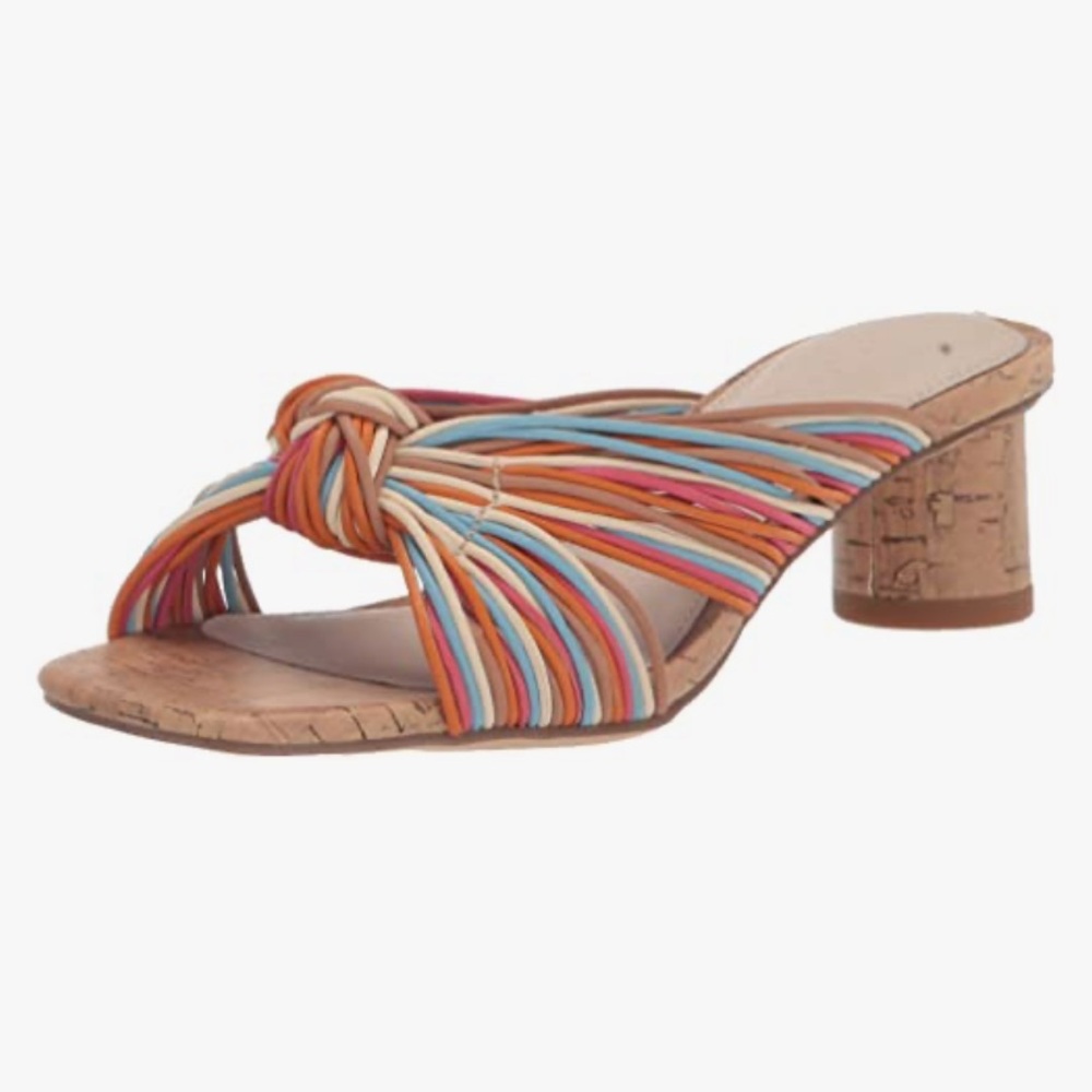Colorful Women's Cork Heel Sandals by Sanctuary
